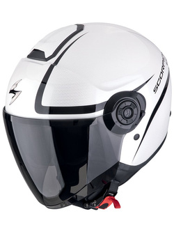 Kask otwarty Scorpion Exo-City II Intercity biało-czarny