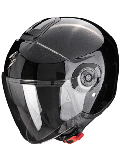 Kask otwarty Scorpion Exo-City II Solid czarny połysk