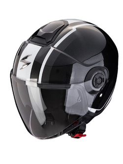 Kask otwarty Scorpion Exo-City II Vel czarno-biały