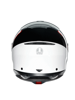 Kask szczękowy AGV Tourmodular Balance biało-szaro-czerwony