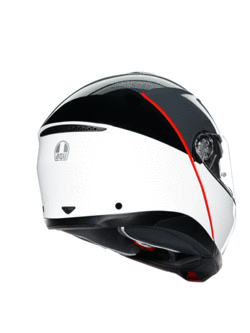 Kask szczękowy AGV Tourmodular Balance biało-szaro-czerwony