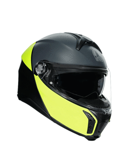 Kask szczękowy AGV Tourmodular Balance szaro-żółto-czarny matowy