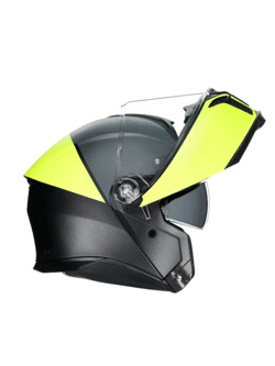 Kask szczękowy AGV Tourmodular Balance szaro-żółto-czarny matowy