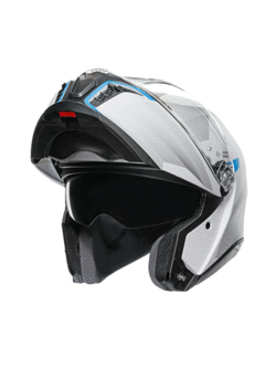 Kask szczękowy AGV Tourmodular Frequency szaro-niebieski