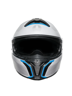 Kask szczękowy AGV Tourmodular Frequency szaro-niebieski