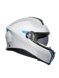 Kask szczękowy AGV Tourmodular Frequency szaro-niebieski