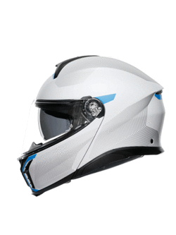 Kask szczękowy AGV Tourmodular Frequency szaro-niebieski