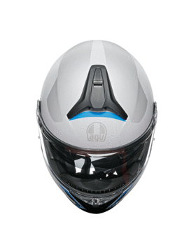 Kask szczękowy AGV Tourmodular Frequency szaro-niebieski