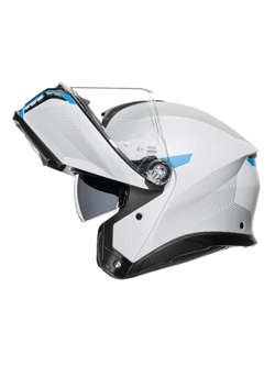 Kask szczękowy AGV Tourmodular Frequency szaro-niebieski