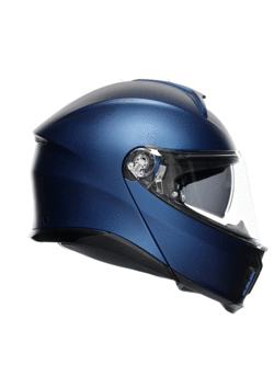 Kask szczękowy AGV Tourmodular Galassia niebieski matowy