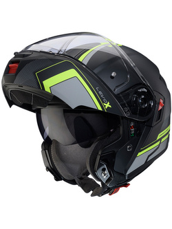 Kask szczękowy Caberg Levo X Elite czarno-szary-fluo