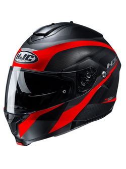 Kask szczękowy HJC C91 Taly czarno-czerwony