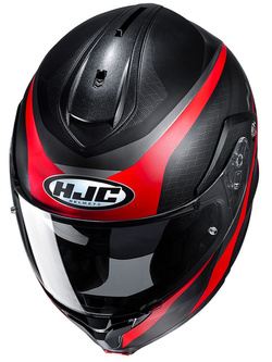 Kask szczękowy HJC C91 Taly czarno-czerwony