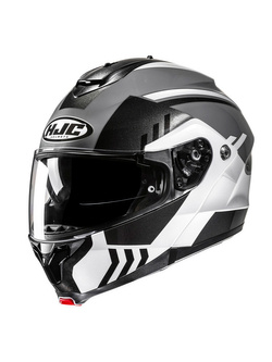 Kask szczękowy HJC C91N Kaon czarno-biały