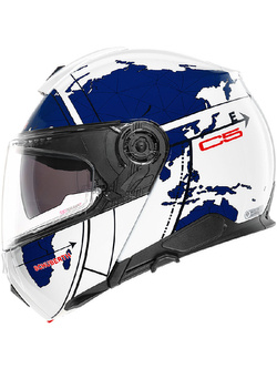 Kask szczękowy Schuberth C5 Globe niebieski