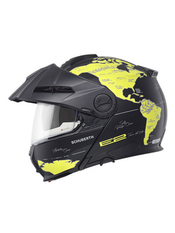 Kask szczękowy Schuberth E2 Atlas czarno-zółty