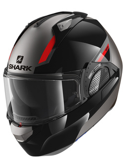 Kask szczękowy Shark EVO GT Sean antracytowo-czarno-czerwony