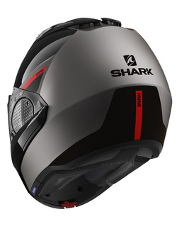 Kask szczękowy Shark EVO GT Sean antracytowo-czarno-czerwony