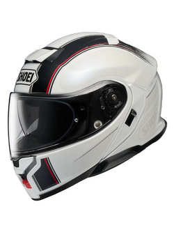 Kask szczękowy Shoei Neotec 3 Satori TC-6 biało-czarny