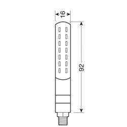 Kierunkowskazy przednie sekwencyjne Lampa SQ diodowe 12V LED