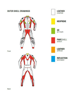 Kombinezon motocyklowy dwuczęściowy REV’IT! Beta 2 czarno-jasnoszary