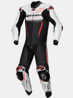 Kombinezon motocyklowy jednoczęściowy skórzany Alpinestars GP-R7 1PC czarno-biały