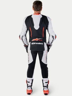 Kombinezon motocyklowy jednoczęściowy skórzany Alpinestars GP-R7 1PC czarno-biały