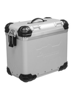 Kufer boczny z anodowanego aluminium srebrny Touratech ZEGA Evo "And-S" (31L) lewy