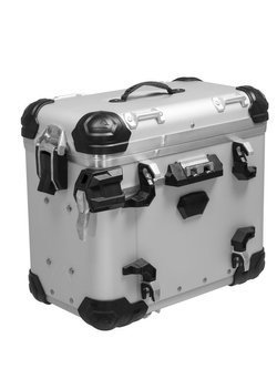 Kufer boczny z anodowanego aluminium srebrny Touratech ZEGA Evo "And-S" (31L) lewy