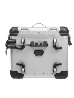 Kufer boczny z anodowanego aluminium srebrny Touratech ZEGA Evo "And-S" (31L) lewy