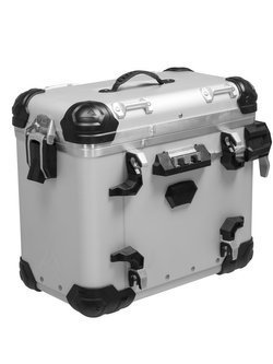 Kufer boczny z anodowanego aluminium srebrny Touratech ZEGA Evo "And-S" (38L) prawy