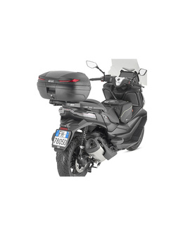 Kufer centralny GIVI Monokey V45 Arena czarny z czerwonymi odblaskami [pojemność: 45 l]