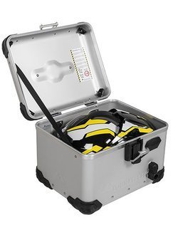 Kufer centralny Touratech ZEGA EVO z anodowanego aluminium "And-S" RapidTrap [38L] srebrny