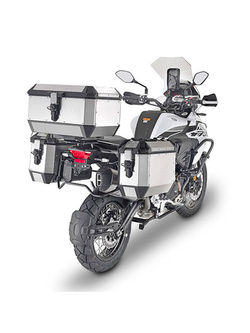 Kufer centralny aluminiowy Givi Trekker Alaska (56L) srebrny