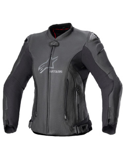 Kurtka motocyklowa damska skórzana Alpinestars Stella GP Plus V4 czarna