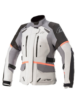 Kurtka motocyklowa damska tekstylna Alpinestars Stella Andes v3 Drystar® szaro-biała