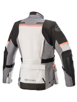 Kurtka motocyklowa damska tekstylna Alpinestars Stella Andes v3 Drystar® szaro-biała