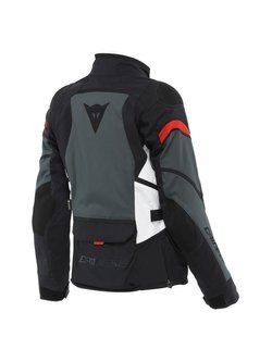 Kurtka motocyklowa damska tekstylna Dainese Carve Master 3 Gore-Tex czarno-szaro-czerwona