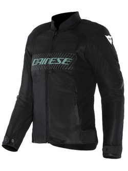 Kurtka motocyklowa damska tekstylna Dainese Herosphere Air Tex czarno-szaro-zielona