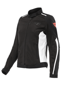 Kurtka motocyklowa damska tekstylna Dainese Hydraflux 2 Air D-Dry czarno-biała