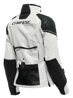 Kurtka motocyklowa damska tekstylna Dainese Ladakh 3L D-Dry biało-czarna