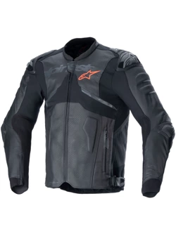 Kurtka motocyklowa skórzana Alpinestars Atem V5 czarna