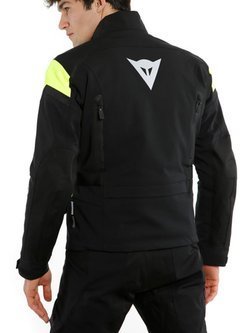 Kurtka motocyklowa tekstylna Dainese Tonale D-Dry® czarno-fluo żółta