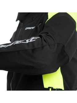 Kurtka motocyklowa tekstylna Dainese Tonale D-Dry® czarno-fluo żółta