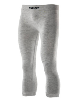 Legginsy termoaktywne SIXS PNX 3/4 Merinos szare unisex