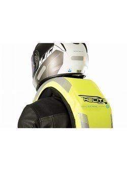 Motocyklowa kamizelka z poduszką powietrzną Helite E-Turtle 2 fluo żółta