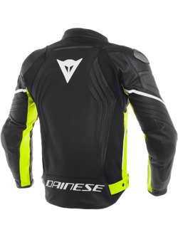 Motocyklowa kurtka skórzana Dainese RACING 3 czarno-żółta