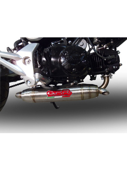 Odwrócony pełny układ wydechowy G.P.R Deeptone Inox [Racing System, Stainless Steel] - Honda MSX / Grom 125 [13-17]