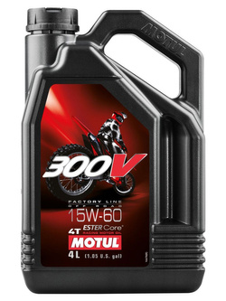 Olej silnikowy Motul 300V 4T FL Off-Road 15W60 [syntetyczny; pojemność: 4l]