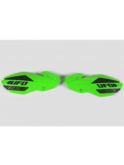 Osłony rąk (handbary) UFO do Kawasaki KXF 250 (13-20), KXF 450 (13-18) zielone 